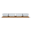 Lamart Bamboo LT9020 servírovacie misky 4ks 38X9 42003023