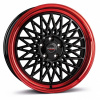 Borbet - Borbet B farba: black rim red 7 17 4x100 ET38