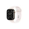 Apple Watch Series 11 GPS + Cellular 42mm Gold Titanium Case with Light Blush Sport Band - S/M MF8W4WF/A