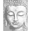 ZUTY Bodkovanie - FAREBNÝ BUDDHA 2 Rámovanie: vypnuté plátno na rám, Rozmer: 80x100 cm