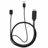 2 v 1 1080P USB ženský na HDMI mužský HDTV adaptérový kábel pre iPhone W4