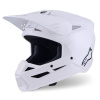 ALPINESTARS prilba S-M3 SOLID, ALPINESTARS (biela) 2026 - M