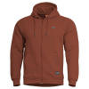 Pentagon PHAETON HOOD ZIP - mikina s kapucňou - MAROON RED, L