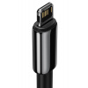 Kabel Baseus CALWJ-01 Tungsten Gold Lightning 2.4A 1m, černá