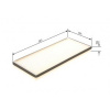 TATechnix Kabínový filter VW LT 28-46 II Krabice (2DA, 2DD, 2DH) Bosch - 2.3, 2.5SDI, 2.5TDI, 2.8TD