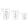 MAKRO - Odmerky umelá hmota 3ks 1000, 500, 250ml