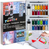 Maaleo 22948 Barvy na textil 24 x 10 ml