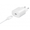 EP-TA800XWE Samsung Quickcharge 25W cestovná nabíjačka + USB-C dátový kábel White