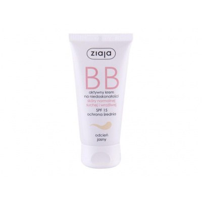 Ziaja BB Cream Normal and Dry Skin Light (W) 50ml, BB krém SPF15