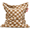 Puf Fatboy The Original Slim Teddy Chess hnedo-krémový