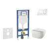 GEBERIT - Duofix Set předstěnové instalace, klozetu Gaia a sedátka softclose, tlačítko Sigma30, bílá/chrom SANI11CA3123B