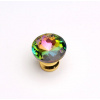 Úchyt na dvierka COLORFUL DIAMOND, zlatý, 30mm