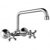 Mereo Retro Viktorie Drezová nástenná batéria, rozteč 15 cm s ramienkom 23 cm, chróm CBL30104