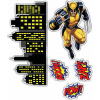 CUKROVÁ TLAČ jedlý obrázok na tortu Cukrová hmota WOLVERINE AVENGERS MARVEL #3
