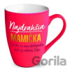 Albi Sametový hrnek Kamarádka nejlepší růžový 300 ml