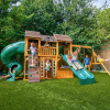 Kidkraft Detské ihrisko Adventure Bend s turbo tobogánom a double šmykľavkou
