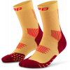 CEP Core Run Socks 5.0 Mid Cut vysoké ponožky pánské Barva: marigold/burgundy, Velikost: III