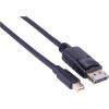 PremiumCord mini DisplayPort - DisplayPort prepojovací, tienený, 3m kport2-03