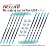Florbalový set ACCUFLI AirTek A100 - Teal Pomer hokejok: 8ks ľavá / 2ks pravá