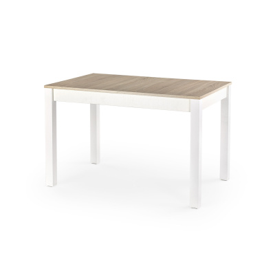 Halmar Rozkladací stôl MAURYCY 118-158x75 cm - dub sonoma / biela