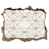 Fototapeta díra na zeď Geometrické pozadie 95x64 cm