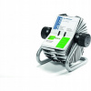 Durable VISIFIX rotačný stolový vizitkár ROTARY FILE strieborný