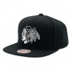 Kšiltovka Mitchell & Ness - Evergreen Black White Snapback - Chicago Blackhawks - Black
