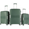 Aga Travel Sada kufrov MR4682 Tmavo zelená 93 l 63 l 33 l
