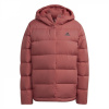 adidas Helionic Hooded Down Jacket Womens Wonder Red 8 (XS)