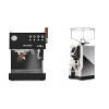 Ascaso Steel DUO PID PLUS, Black&Wood + Eureka Mignon Specialita, CR chrome