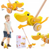 Teddies strkadlo Kačenka 55cm tlačící s tyčkou v krabici 20x29x13cm