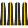 SucceBuy Káblový nájazd 102x15,5x3CM 4KS čierny + žltý Nosnosť 8164KG