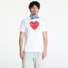 Tričko Comme des Garçons PLAY Print Red x Black x Studc T-Shirt UNISEX White XXL XXL