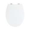 Wenko | WENKO 24516100-WC WC sedadlo 300/350 KG 37x44,5 cm biela/strieborná | WE0684