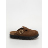 Birkenstock Boston Chunky Suede Narrow (dark tea/black) 41, hnedá