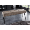 LuxD Dizajnová lavica Bailey 100 cm taupe