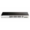 D-Link DGS-1210-24 Smart switch, 24x GbE, 4x RJ45/SFP, fanless (DGS-1210-24/E)