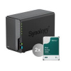 Synology DiskStation DS224+, 2-bay NAS, včetně 2ks HDD 8TB (HAT3310-8T), CPU J4125, RAM 2GB, 2x GLAN