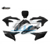UFO Sada plastov Yamaha YZF250/24-25 + YZF450/23-25 - farba čierna