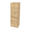 Mereo Opto kúpeľňová skrinka vysoká 125 cm, pravé otváranie, Multidecor, Dub San remo sand CN995PDSAN