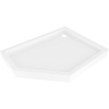 Mexen Flow+ sprchová vanička päťuholníková pravá 100 x 90 cm, biely lesk - 46P109010RH