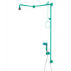 Telová a očná sprcha, 2 vynímateľné sprchové hlavice, zelená, montáž nad dvere, BR 871085/ 75l