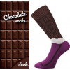 Lonka ponožky Chocolate dark 1 ks