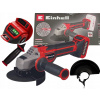 Uhlová brúska Einhell 18 V, kotúč 125 mm