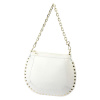 Dámska kožená kabelka Luka 24-026 DOLLARO White Crossbody Purse
