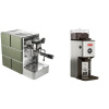 Stone Espresso Mine Green + Lelit William PL72