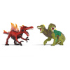 Schleich 70834 Ohnivý dinosaurus verzus Jašter z džungle