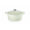 Le Creuset - Liatinový hrniec okrúhly s pokrievkou 22 cm/3,3l béžový