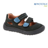 Protetika - barefootové polootvorené topánky NERY black-v ext. sklade