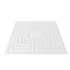 Vevor PVC stropné kazety 12 ks 24×24 in biela echo vzor ľahká montáž THBZPVCB12J29DDRKV0